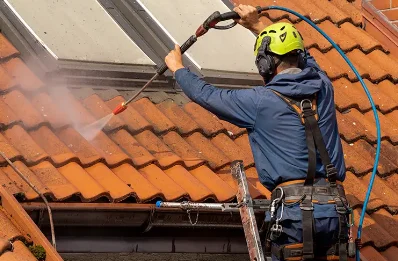 Démoussage et hydrofuge de toiture à la Houssaye